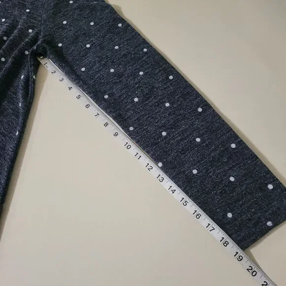 Beeson River Womens Navy Polka Dot Long Sleeve Crew Neck Tunic - Picture 10 of 14